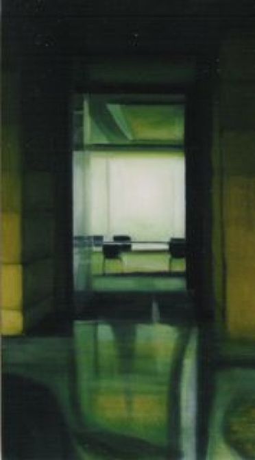 city office at night from outside